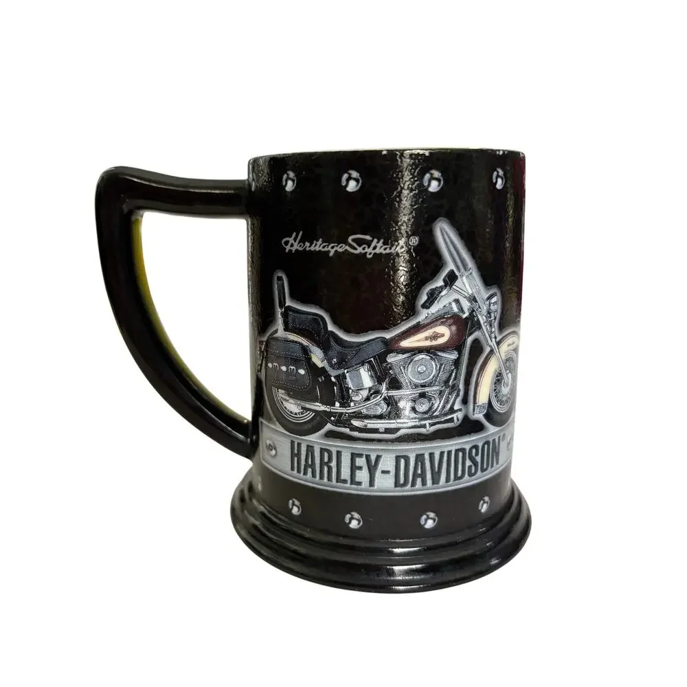 Harley-Davidson Heritage Softail Franklin Mint 2000 Collector Tankard